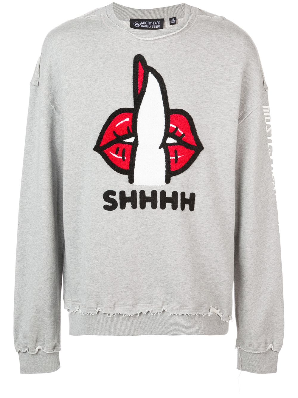 Shh sweatshirt - Grey