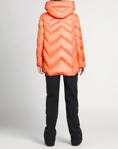 Woman Puffer Orange Size 4 Polyester