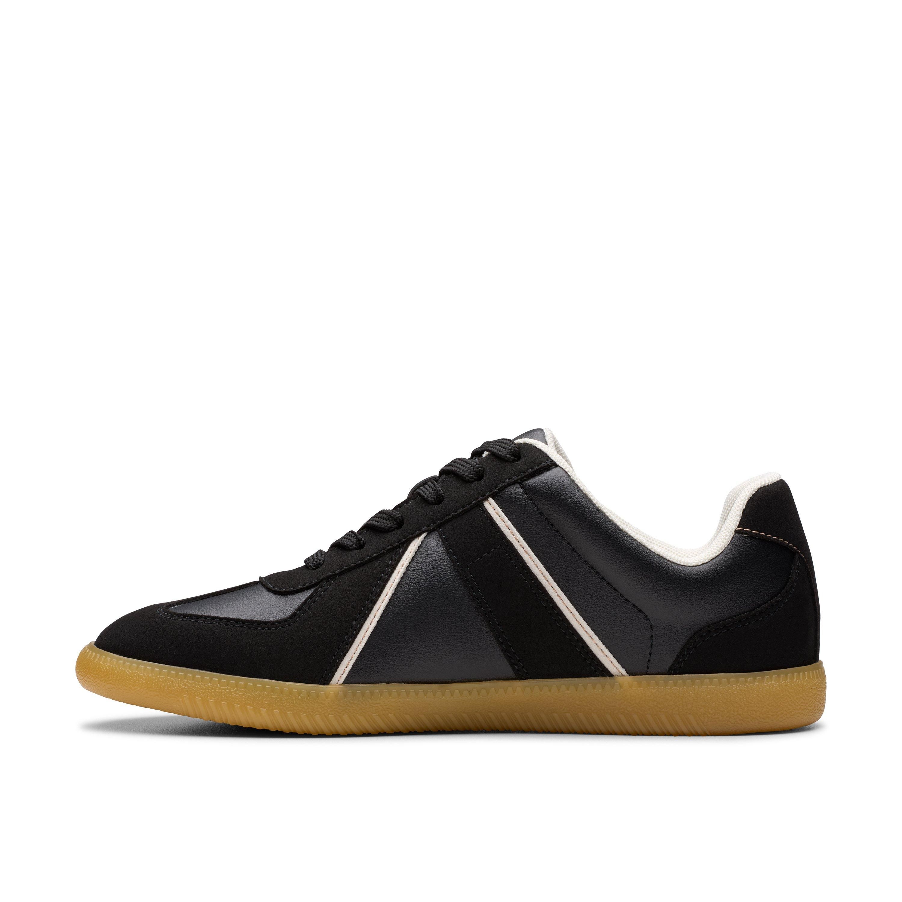 Clarks Nykole Step Black Trainer