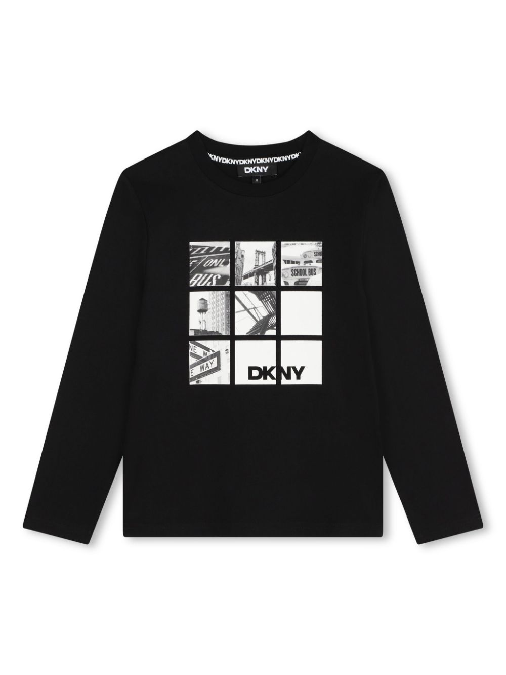 Logo-print cotton T-shirt - Black