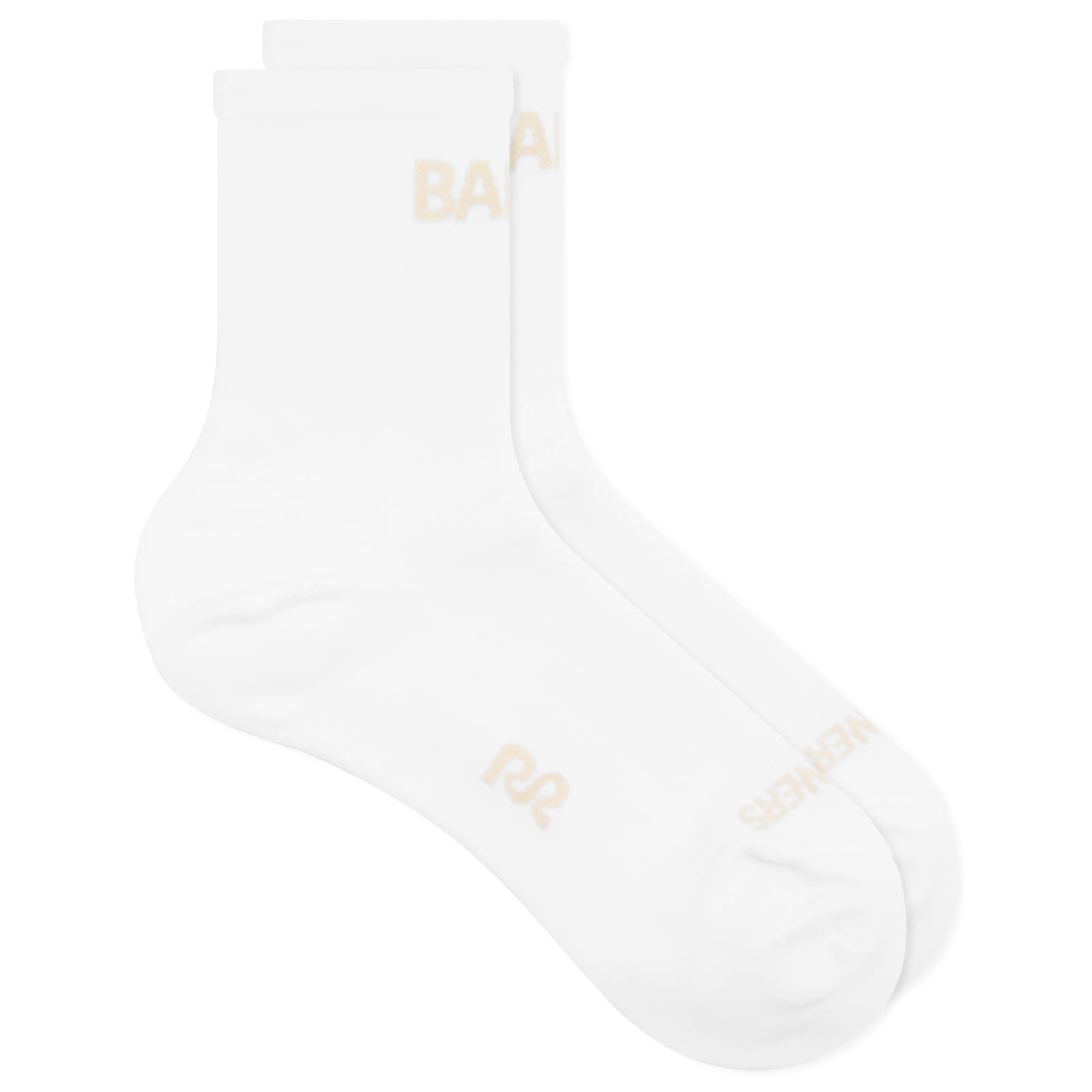 Men's Grid Literun OG Socks in White/Cocoa
