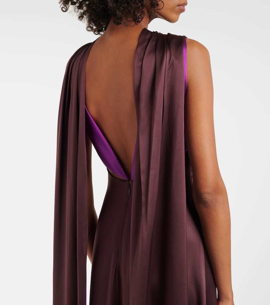 Amanita silk cocktail dress