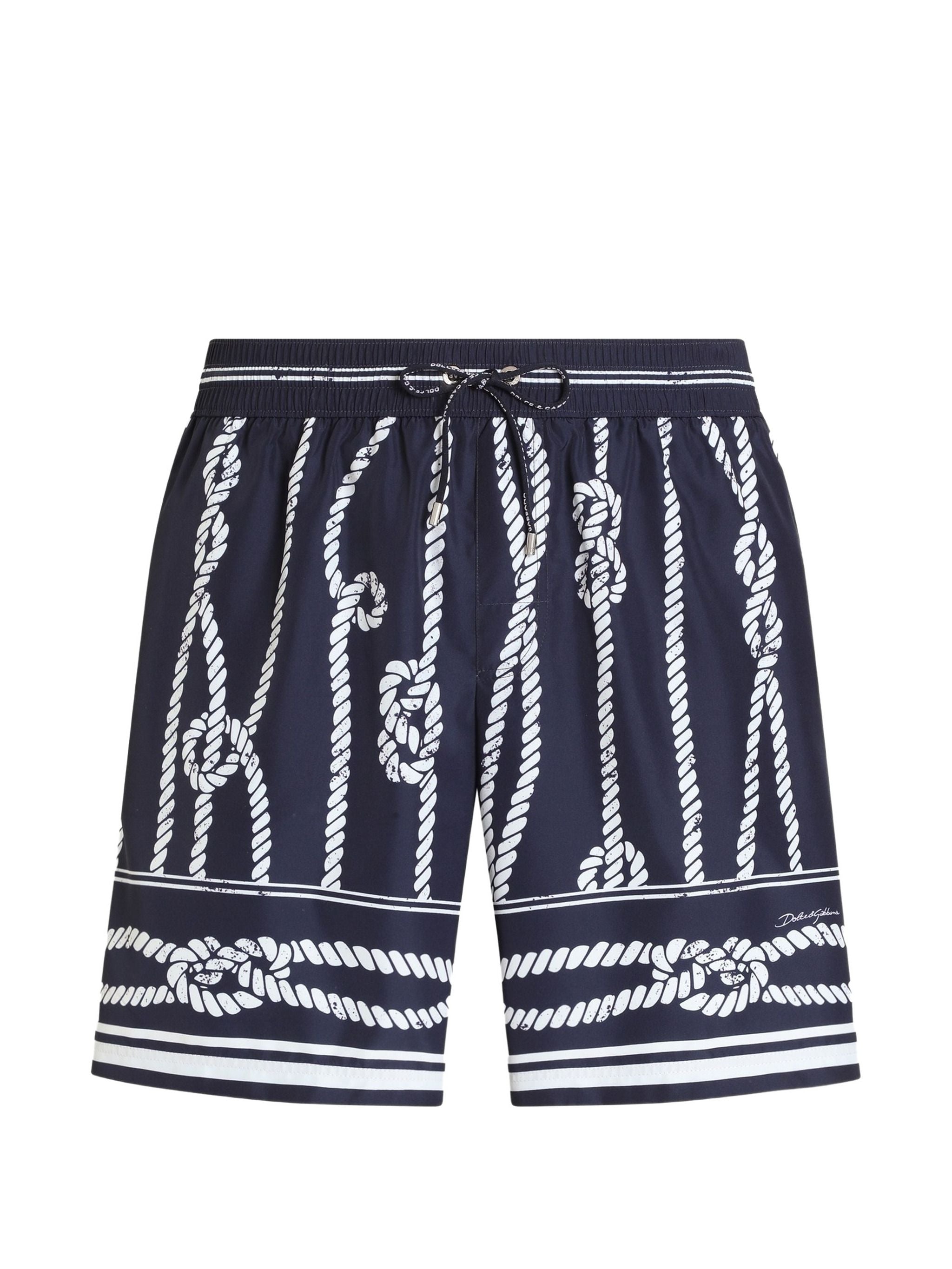 Mid-Length Boxer Swim Shorts