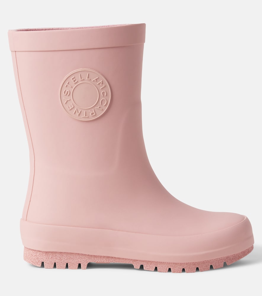 Logo rain boots