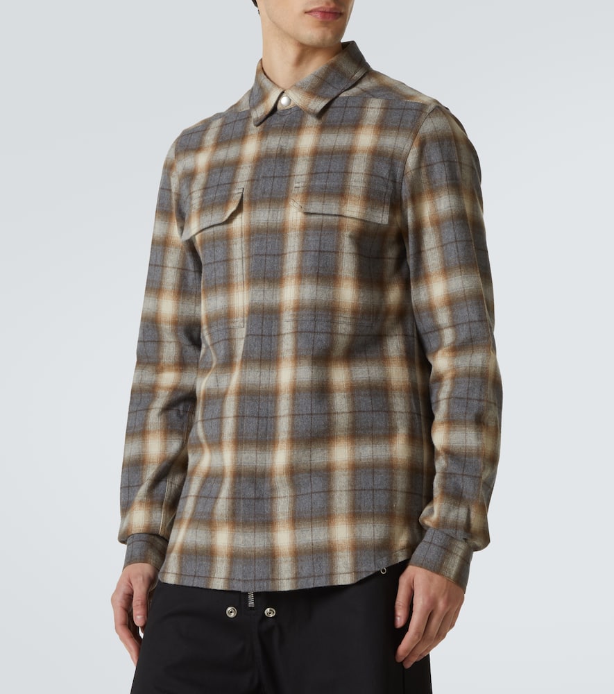 Plaid cotton shirt