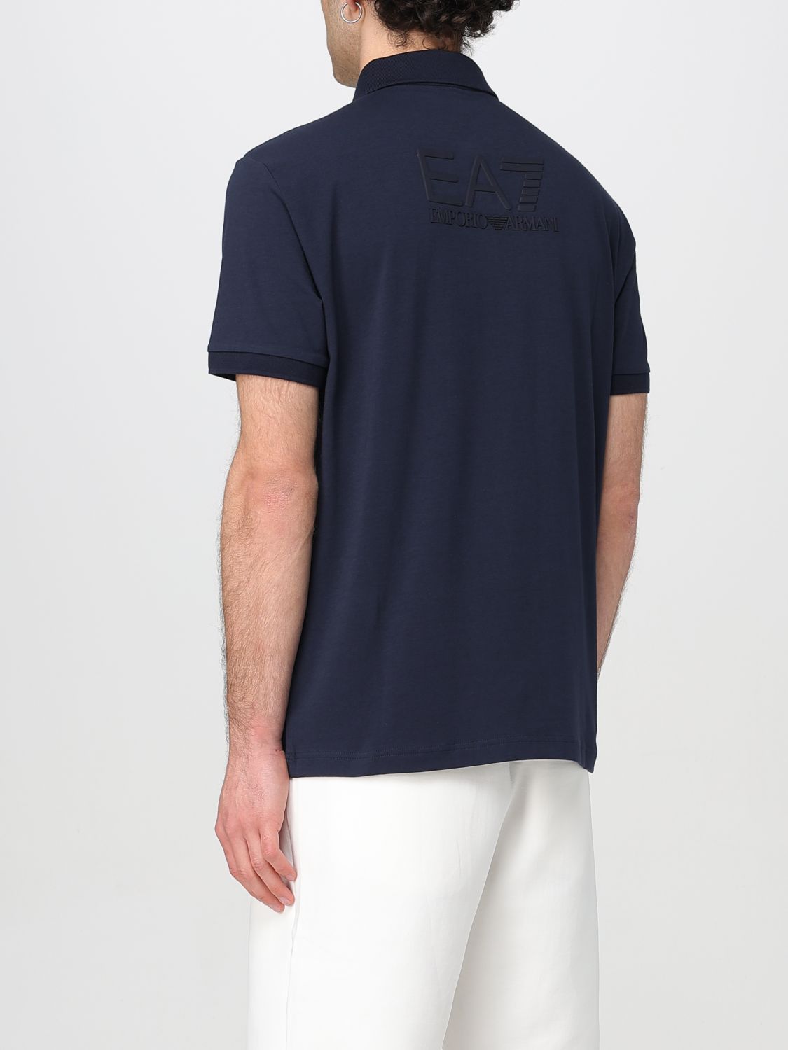 Polo Shirt EA7 Men color Blue