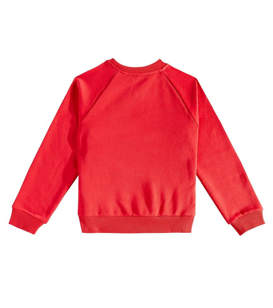 Balmain Kids Logo cotton sweatshirt