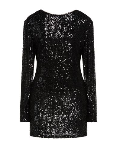 Woman Mini dress Black Size S Polyester