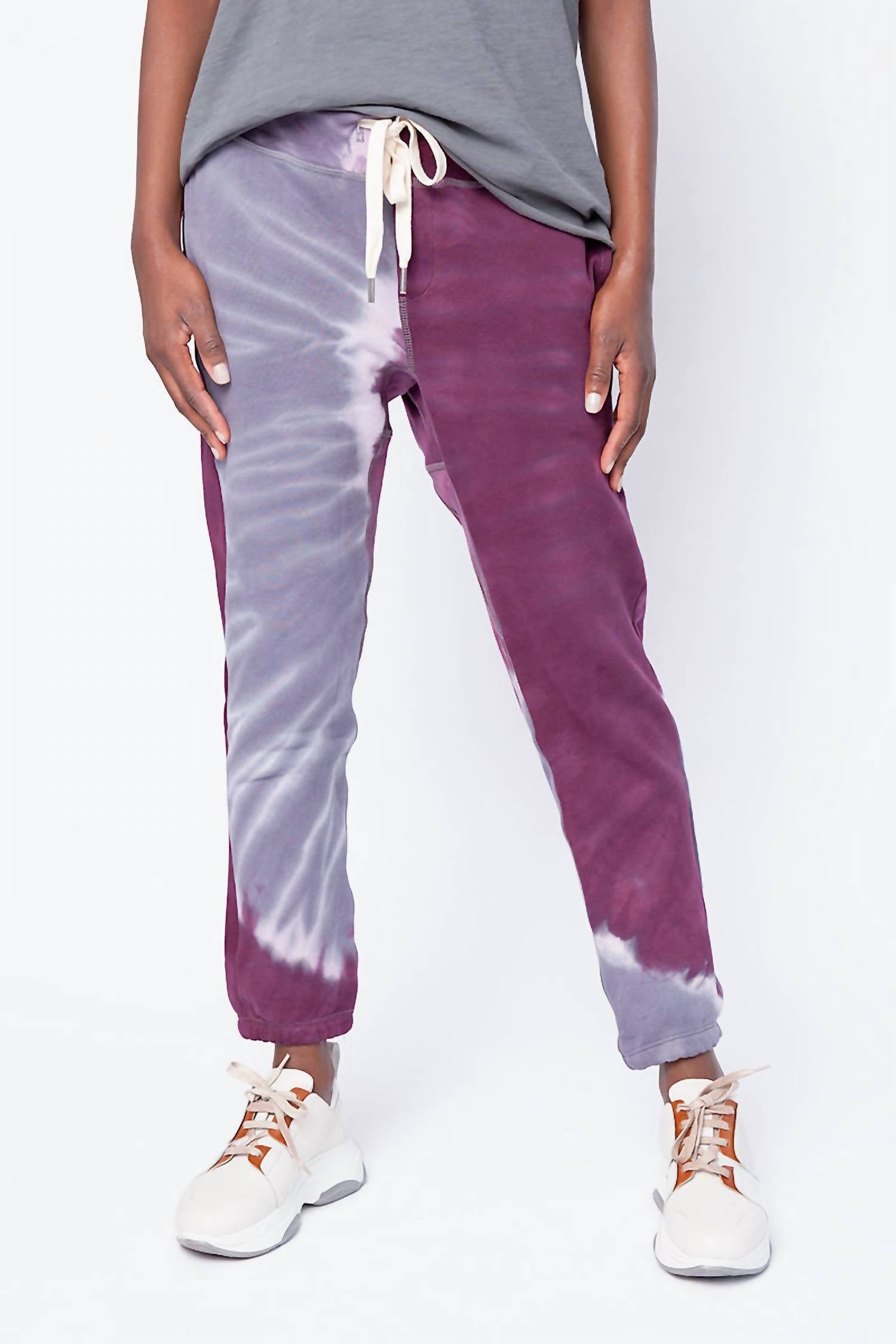 Sayde Sweatpants In Magenta Dye