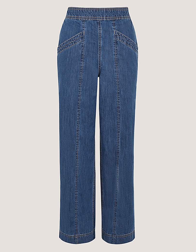 Monsoon Harper Regular Wide Leg Jean