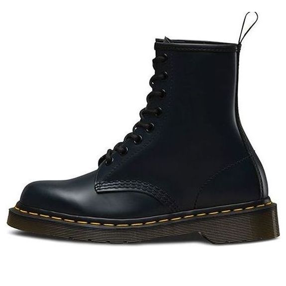 1460 PASCAL Classic 8 Martin boots Couple Style Navy Blue