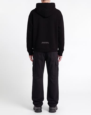 Man Sweatshirt Black Size L Cotton