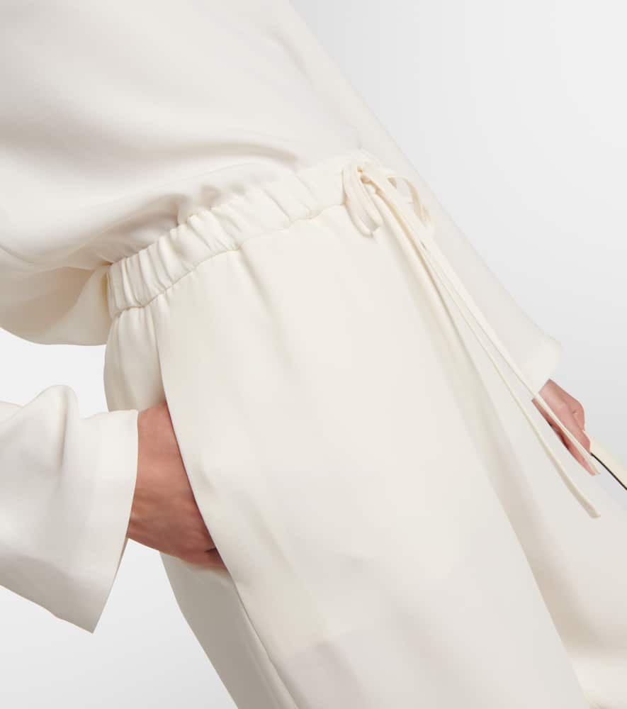 Cady Couture high-rise wide-leg pants