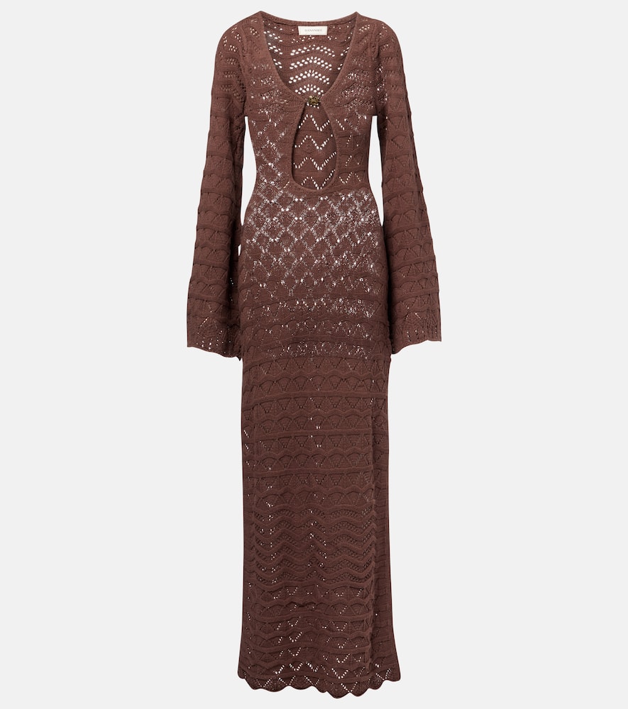 Rey crochet cotton-blend maxi dress