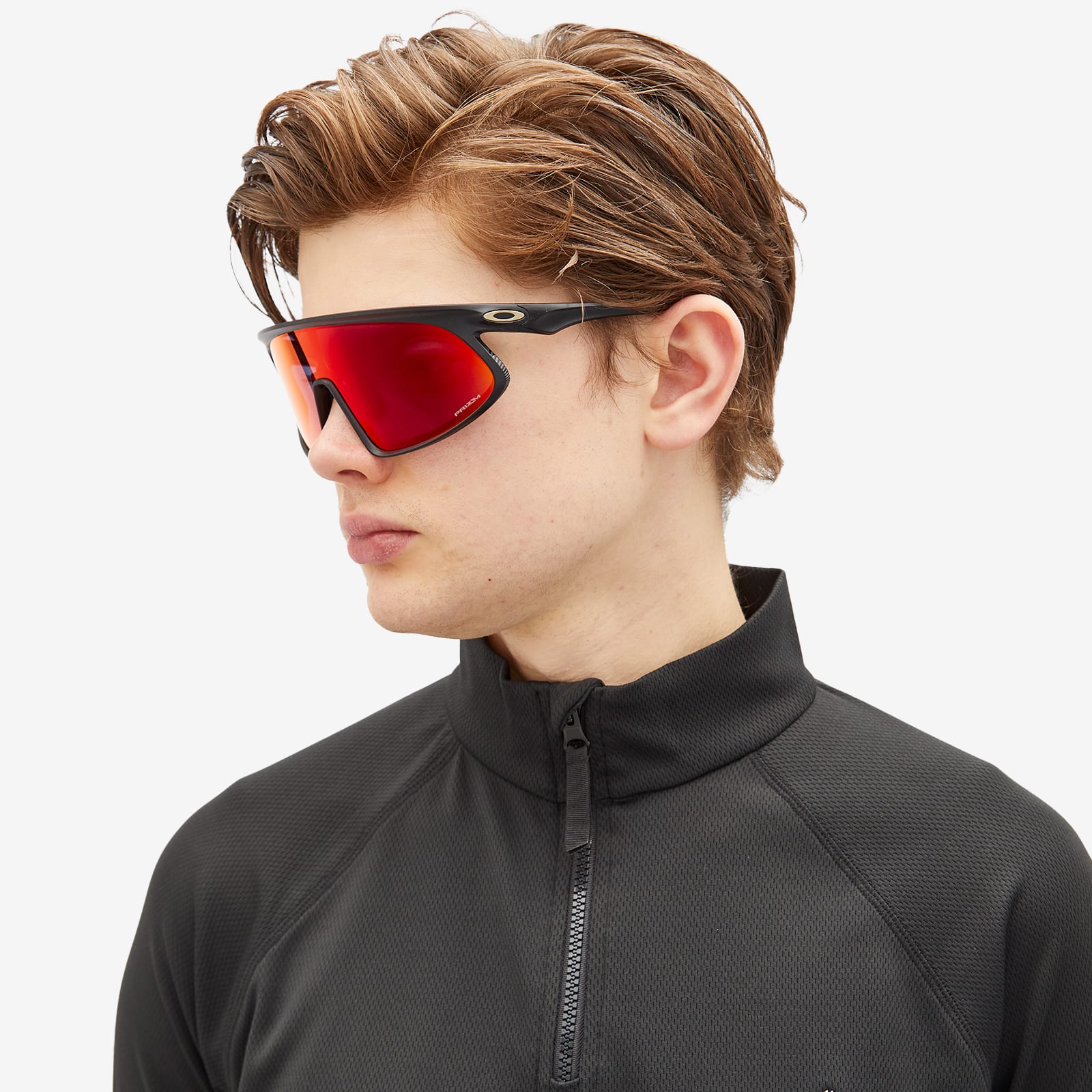 RSLV Sunglasses in Matte Black/Prizm Road 