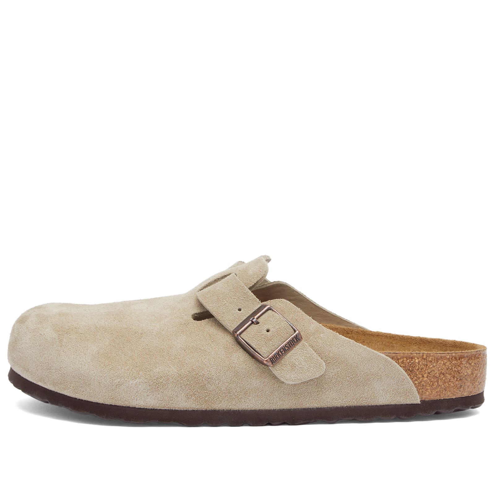 Boston Clog - Taupe Suede