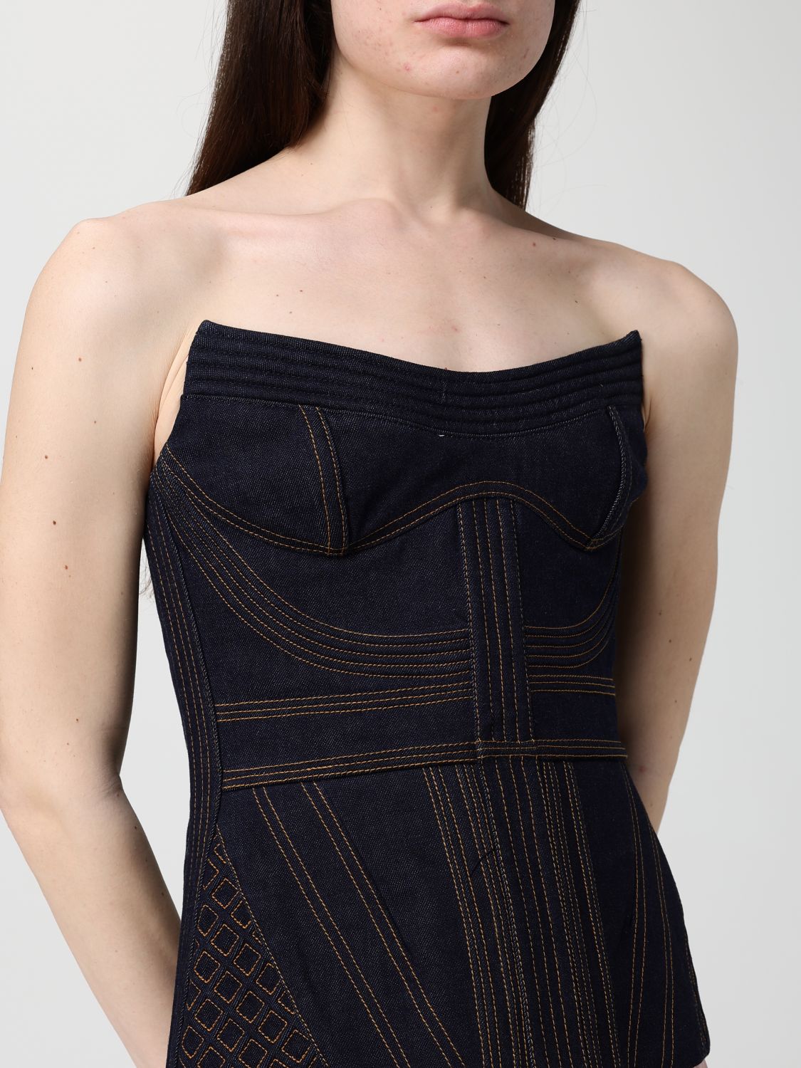 Top Woman color Blue