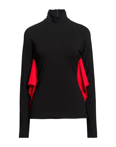 Woman Top Black Size 6 Viscose, Elastane