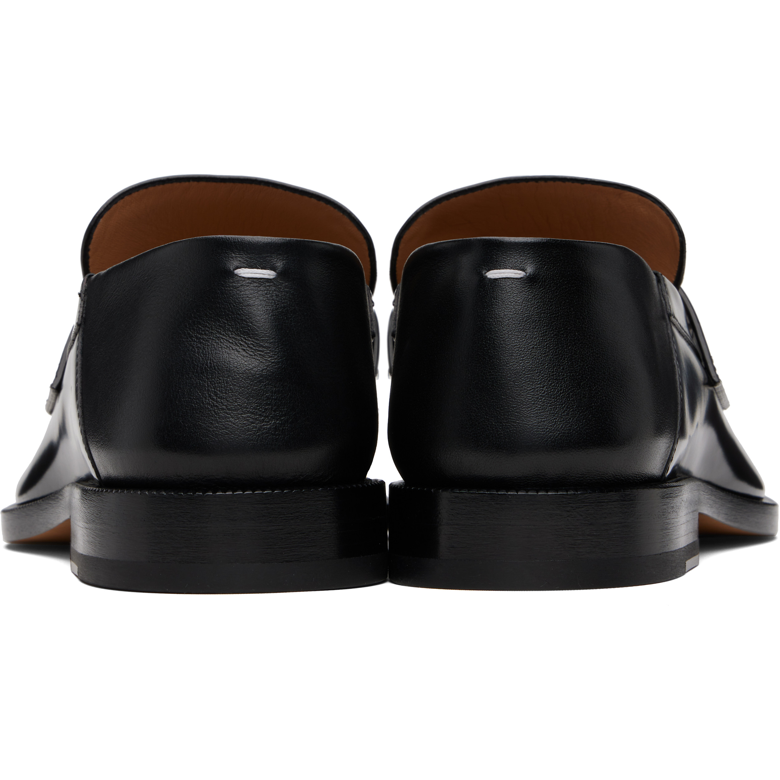 Black Tabi Silp-on Loafers