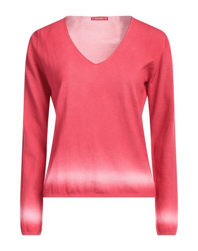 Purotatto Woman Sweater Red Size M Cotton