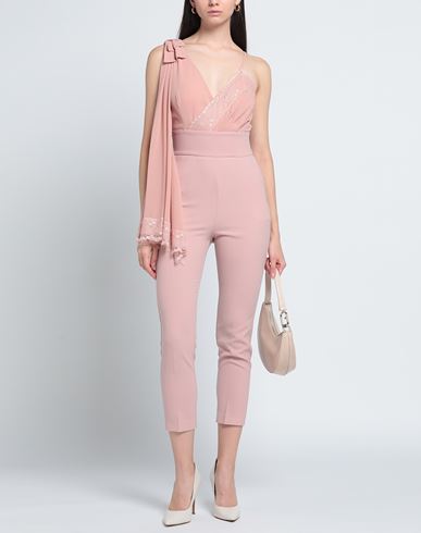 Woman Jumpsuit Blush Size 6 Polyester