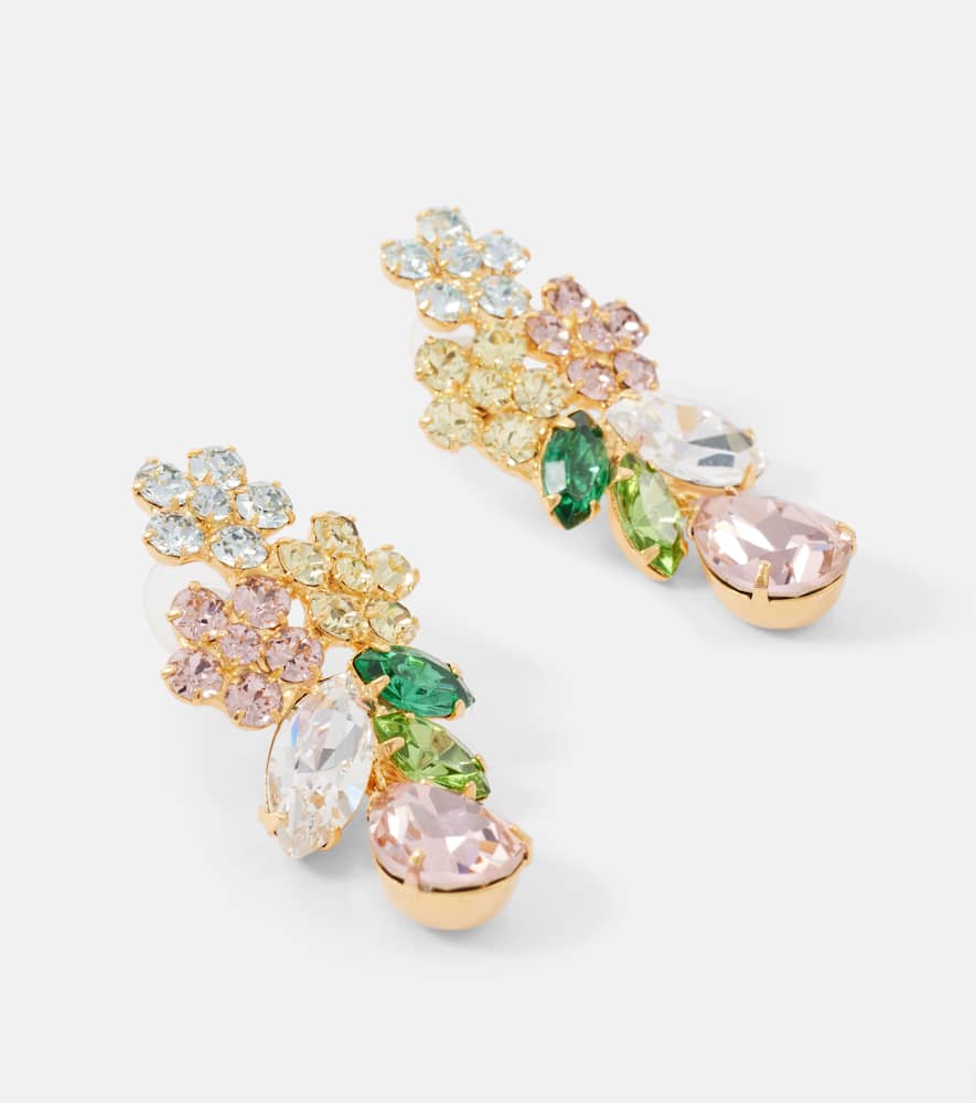 Jennifer Behr Bouquet gold-plated drop earrings