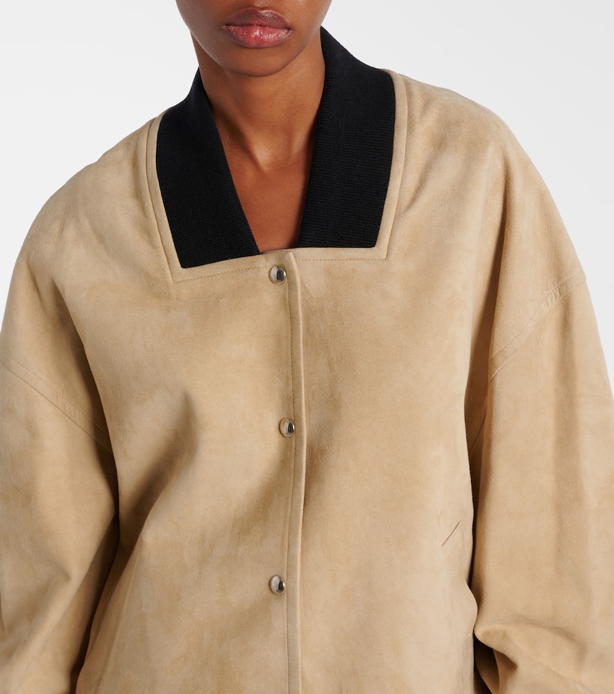 Spence suede bomber jacket