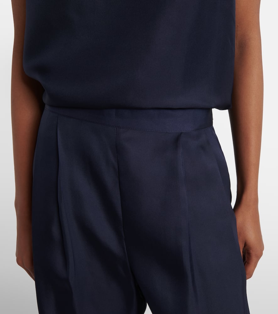 Isola silk wide-leg pants