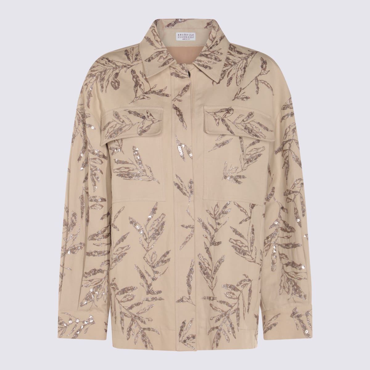 Beige Cotton Shirt
