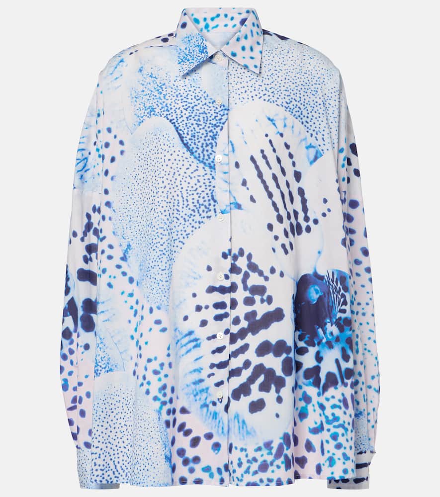 Printed cotton shirt