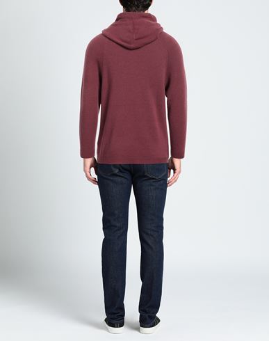 Rossopuro Man Sweater Garnet Size 7 Wool, Cashmere