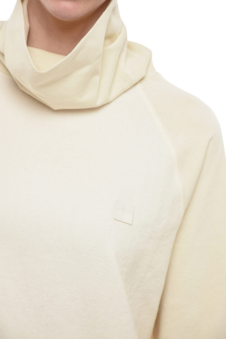 Yellow Solid Turtle Neck Sweater