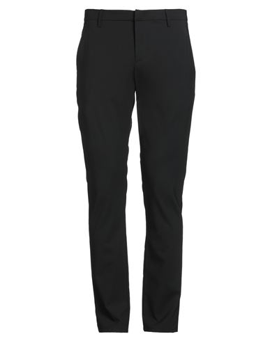 Man Pants Black Size 34 Virgin Wool, Elastane