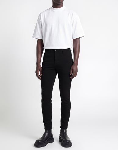 Man Pants Black Size 38 Viscose, Polyamide, Elastane