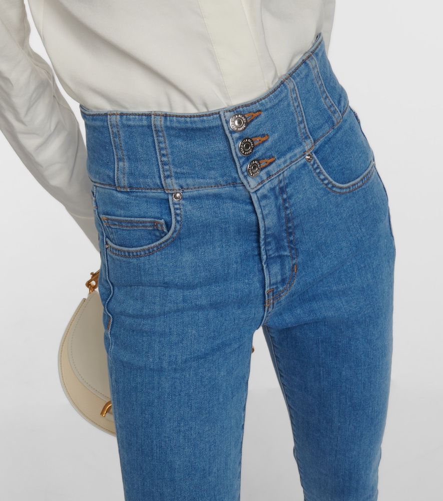 Carly high-rise kick-flare jeans