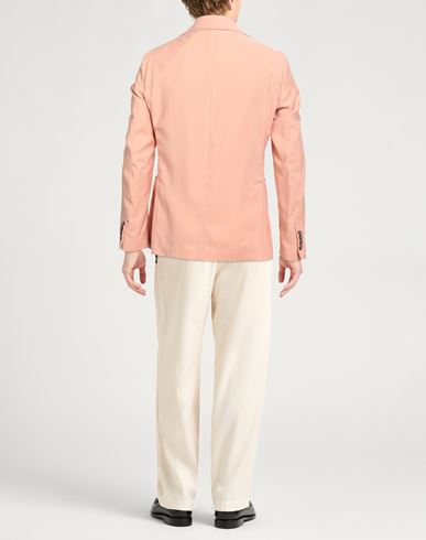 Man Blazer Salmon pink Size 38 Viscose, Polyester