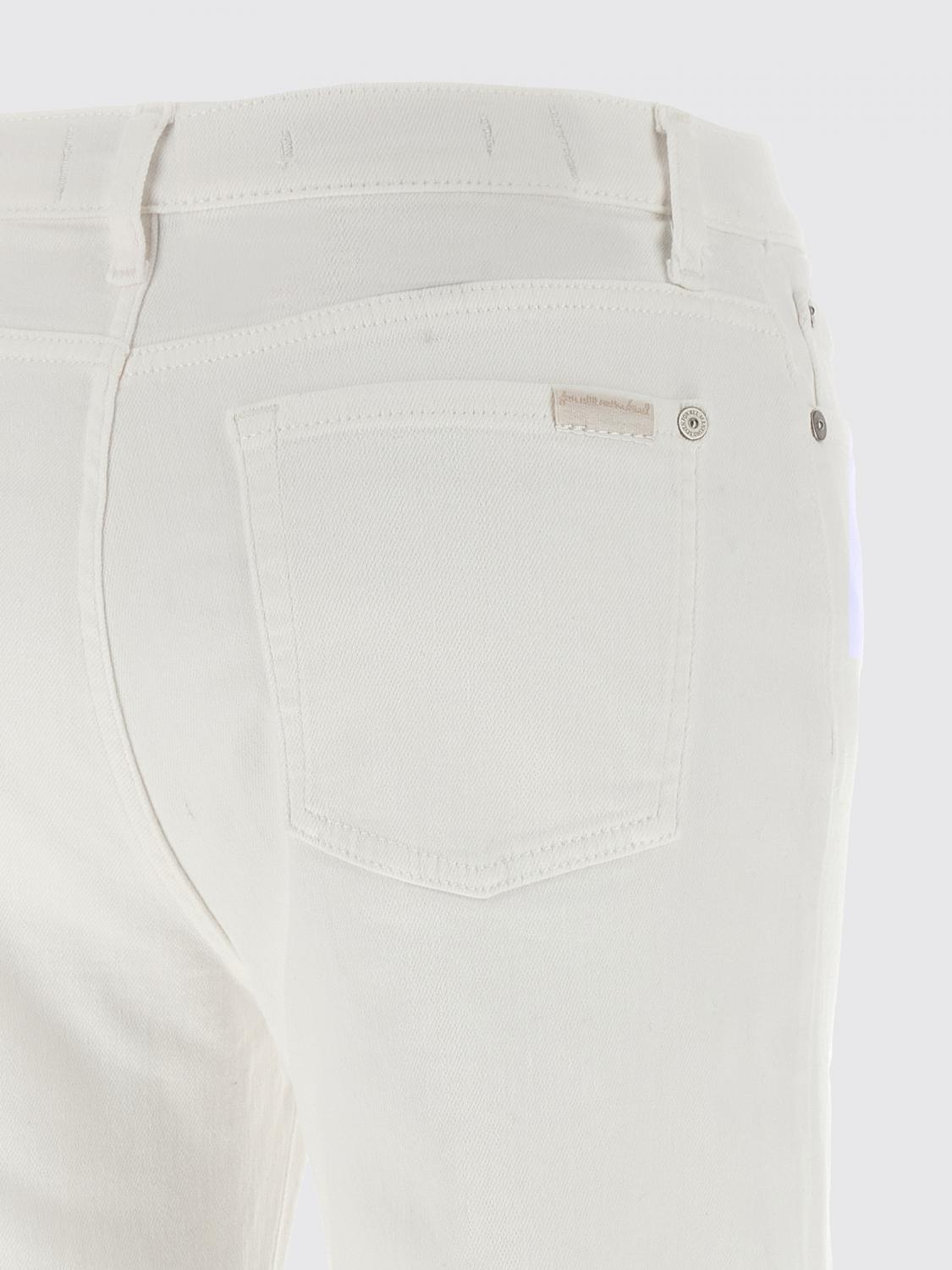 Jeans Woman color White