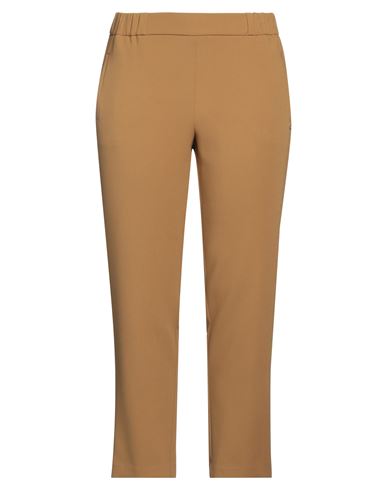 Woman Pants Mustard Size 6 Polyester, Viscose, Elastane