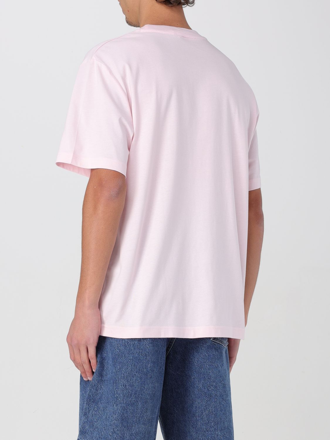 T-Shirt LACOSTE Men color Pink