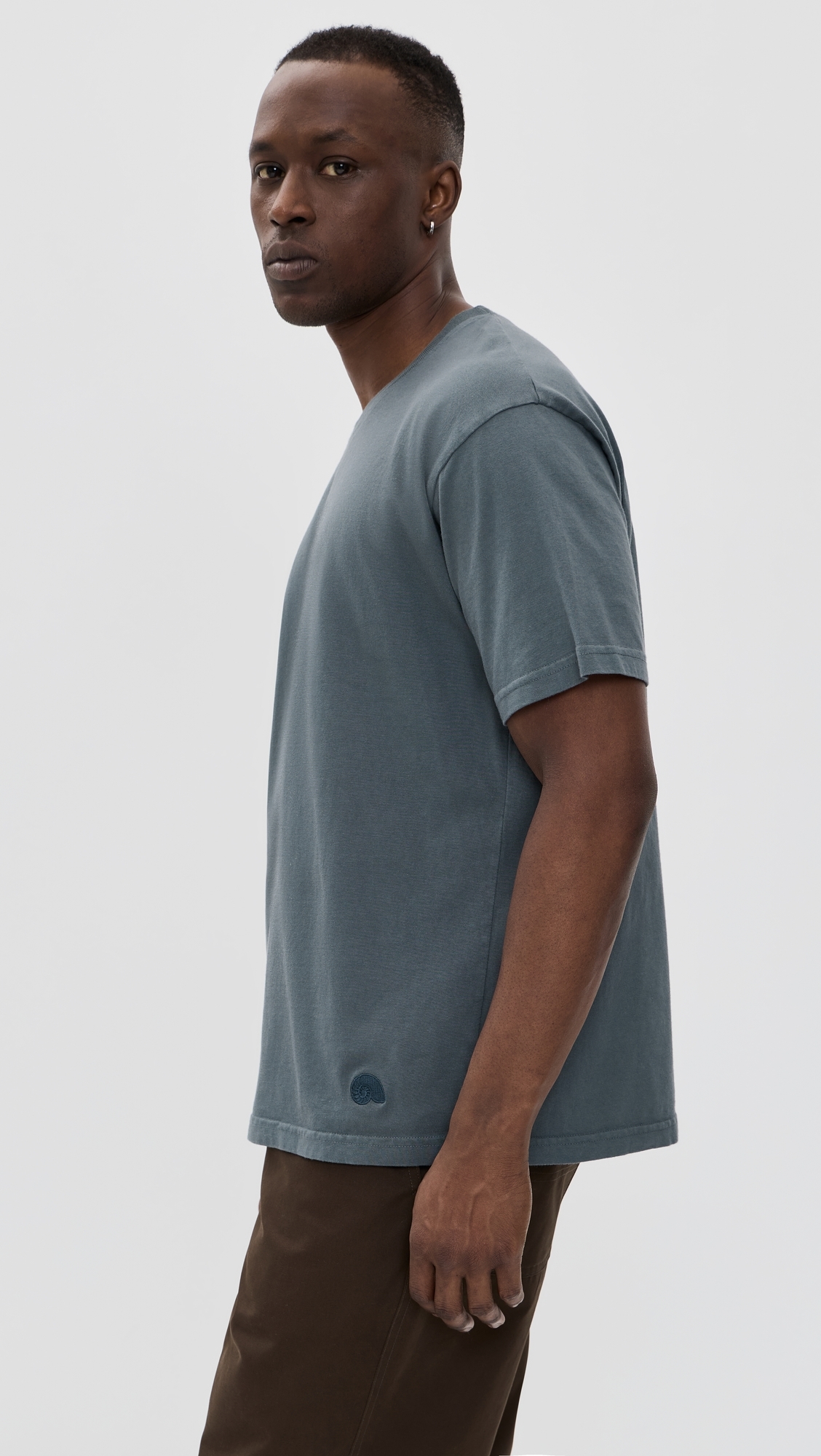 Crew T-Shirt Slate Blue