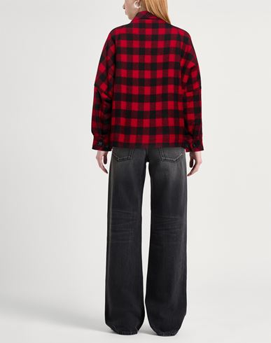 Woman Jacket Red Size L Wool, Polyamide