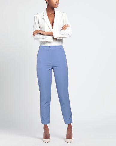 Woman Pants Mauve Size 4 Polyester, Elastane