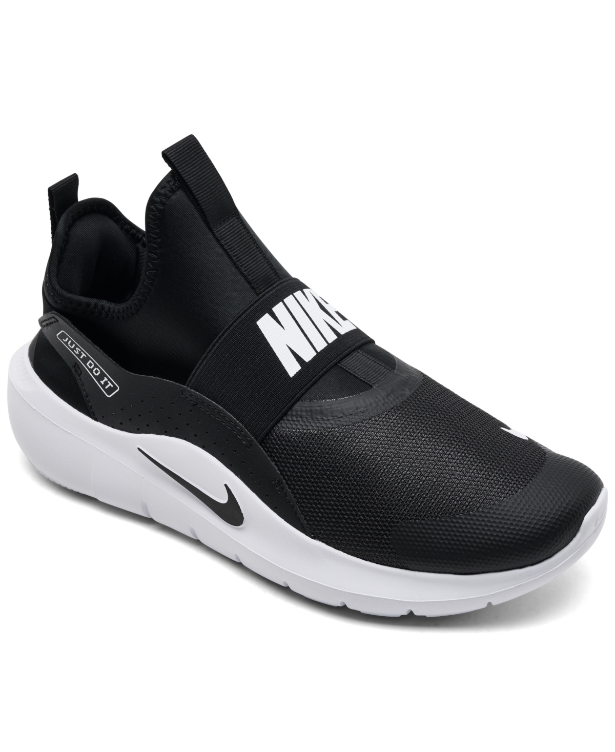 Big Kids Flex Runner 4 Slip-On Running Sneakers from Finish Line - Black