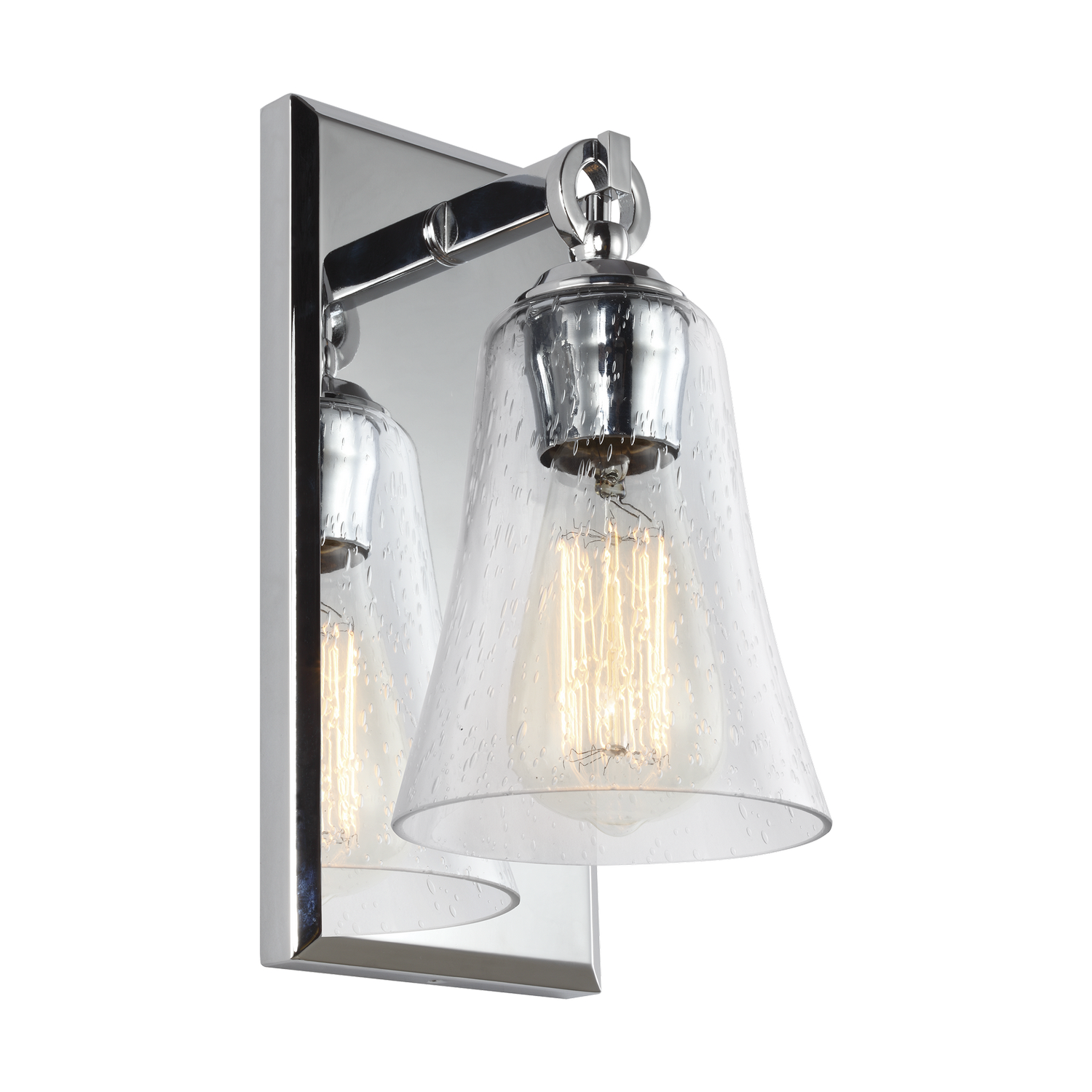 Visual Comfort Studio Monterro Wall Sconce in Chrome by Sean Lavin