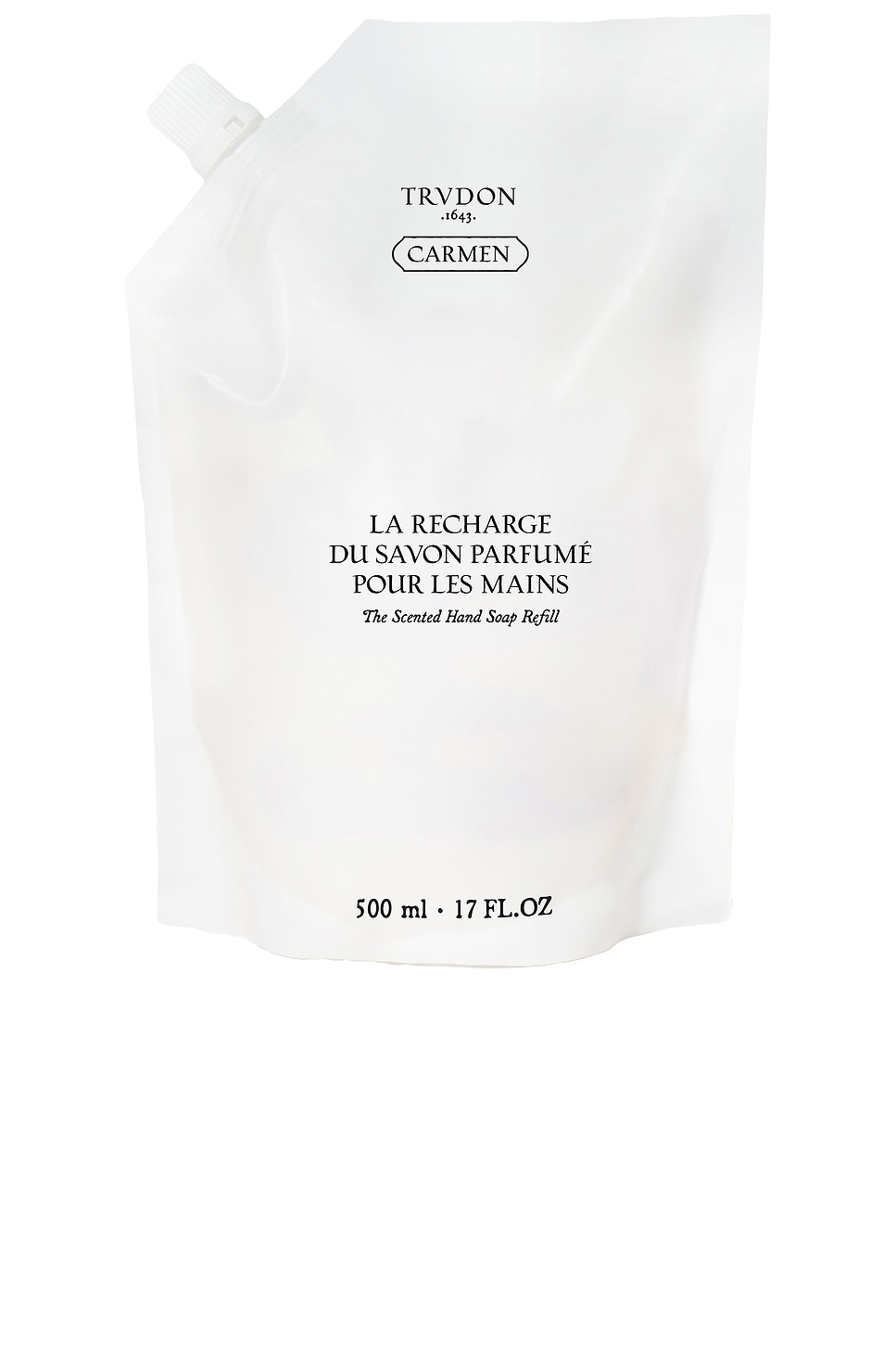 Trudon La Recharge Du Savon Parfume Carmen Pour Les Mains Hand Soap Refill 500ml in Beauty: NA