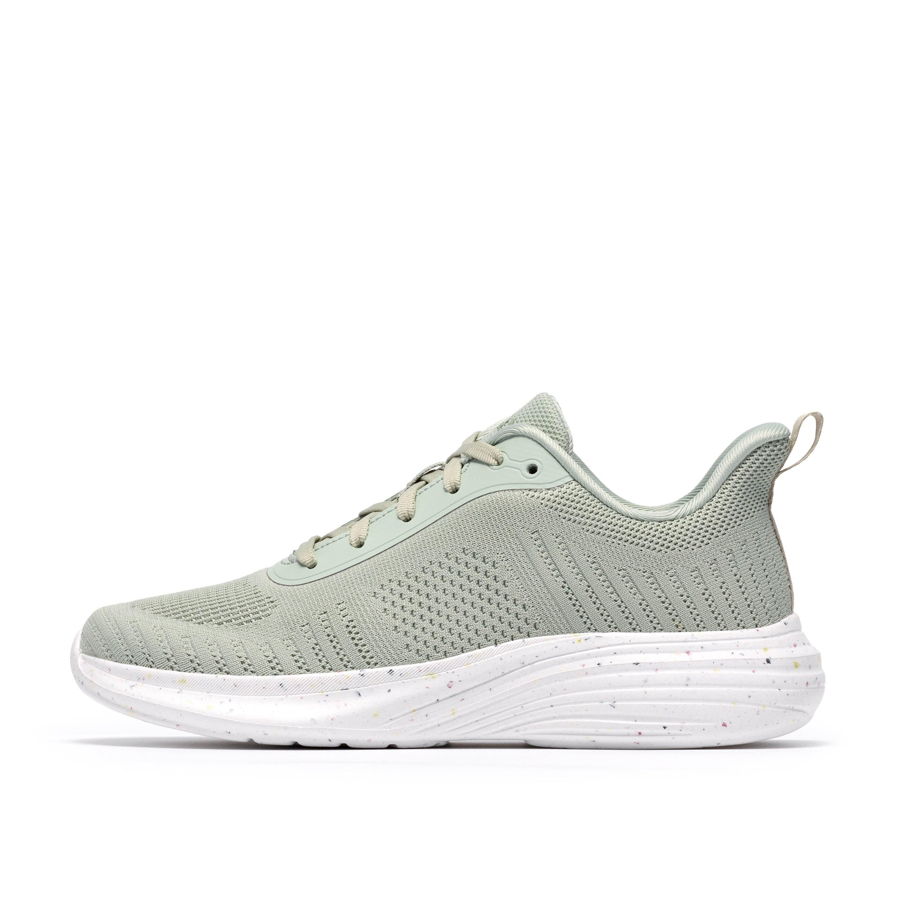 Clarks Izza Knit Olive Knit Trainers In Green