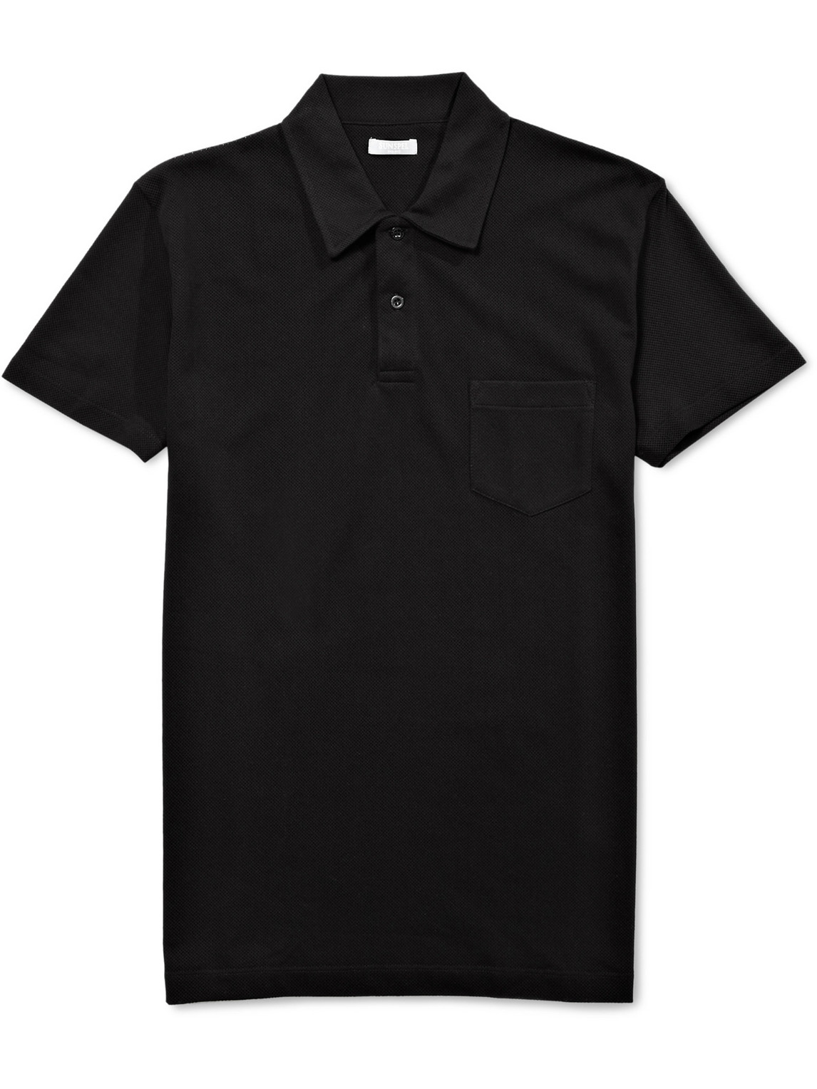Riviera Slim-Fit Cotton-Mesh Polo Shirt