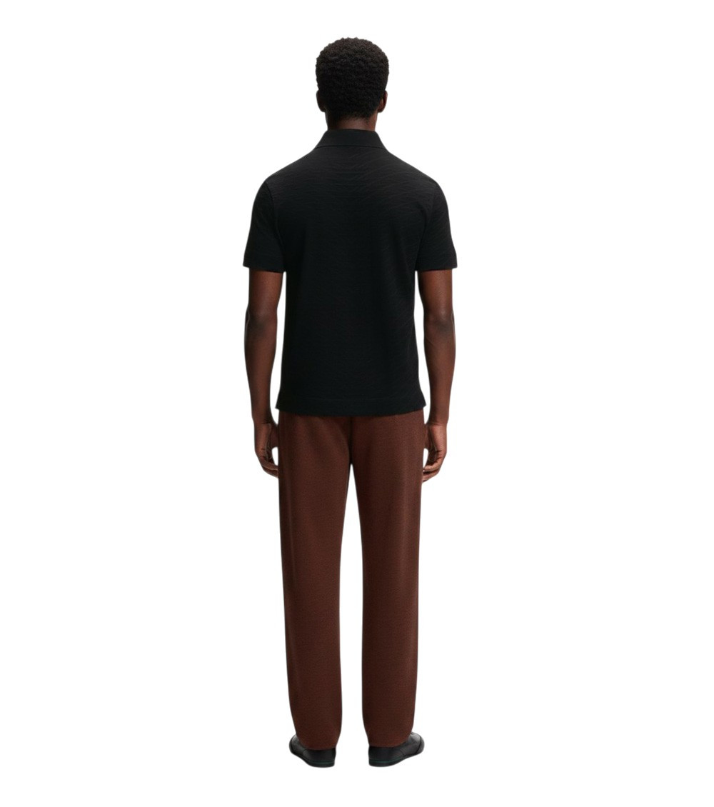 Black Shirt Collar Polo