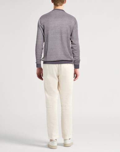 Lab Man Sweater Grey Size L Linen, Cotton