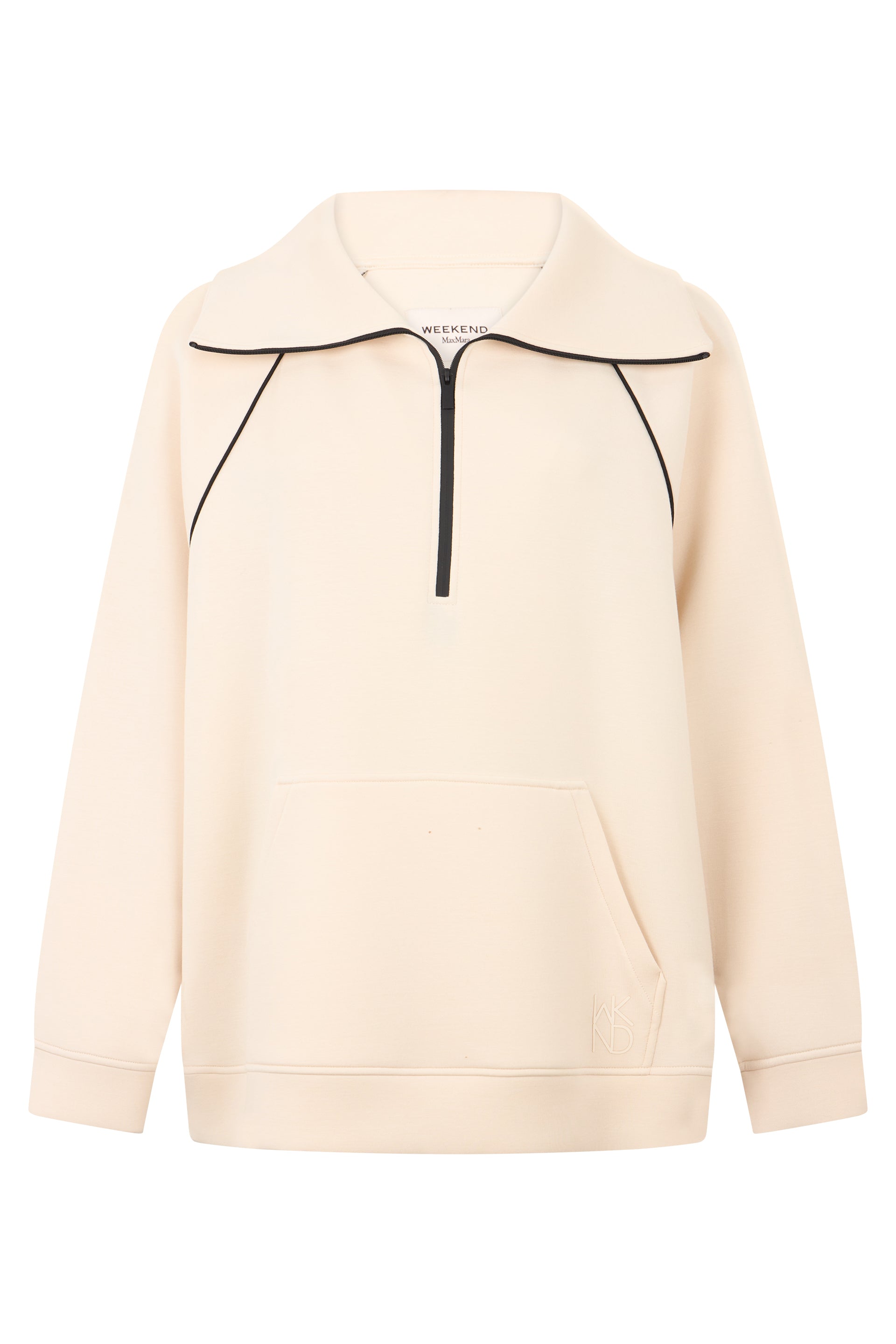 Zip-Up Hoodie Lightweight Sweatshirt with Partial Collar Zipper
